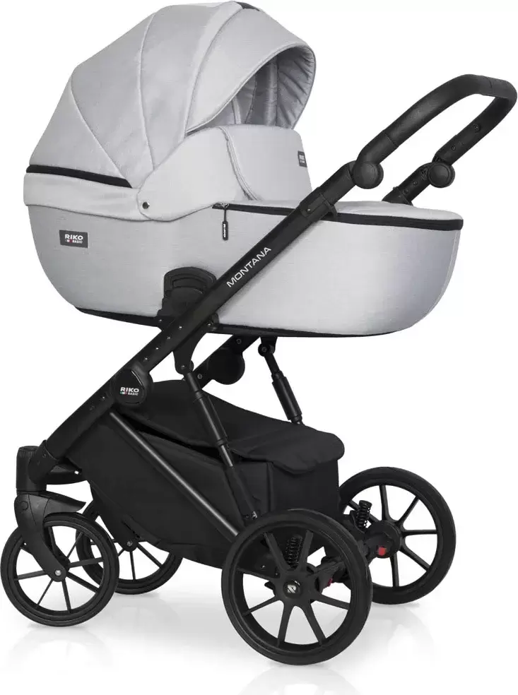 Детская универсальная коляска Riko Montana X 3 в 1 Basic 03 (серый) фото