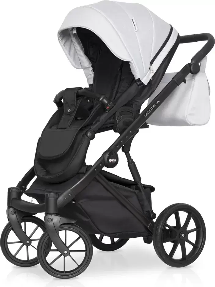 Детская универсальная коляска Riko Montana X 3 в 1 Basic 03 (серый) фото