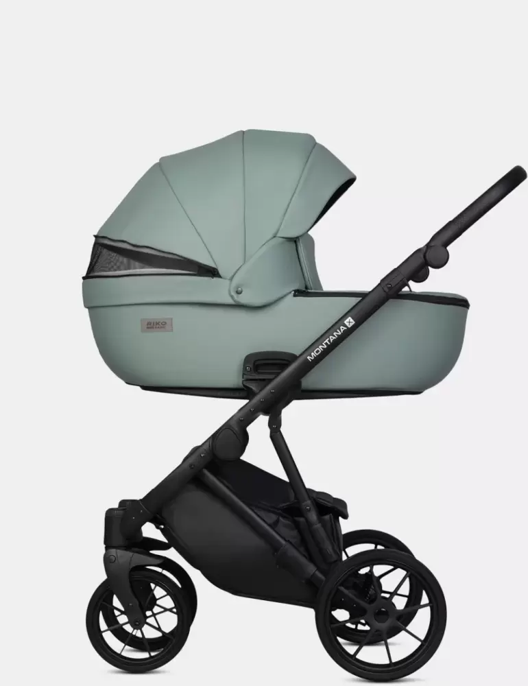 Детская универсальная коляска Riko Montana X Ecco 2 в 1 Basic 21 (зеленый) фото