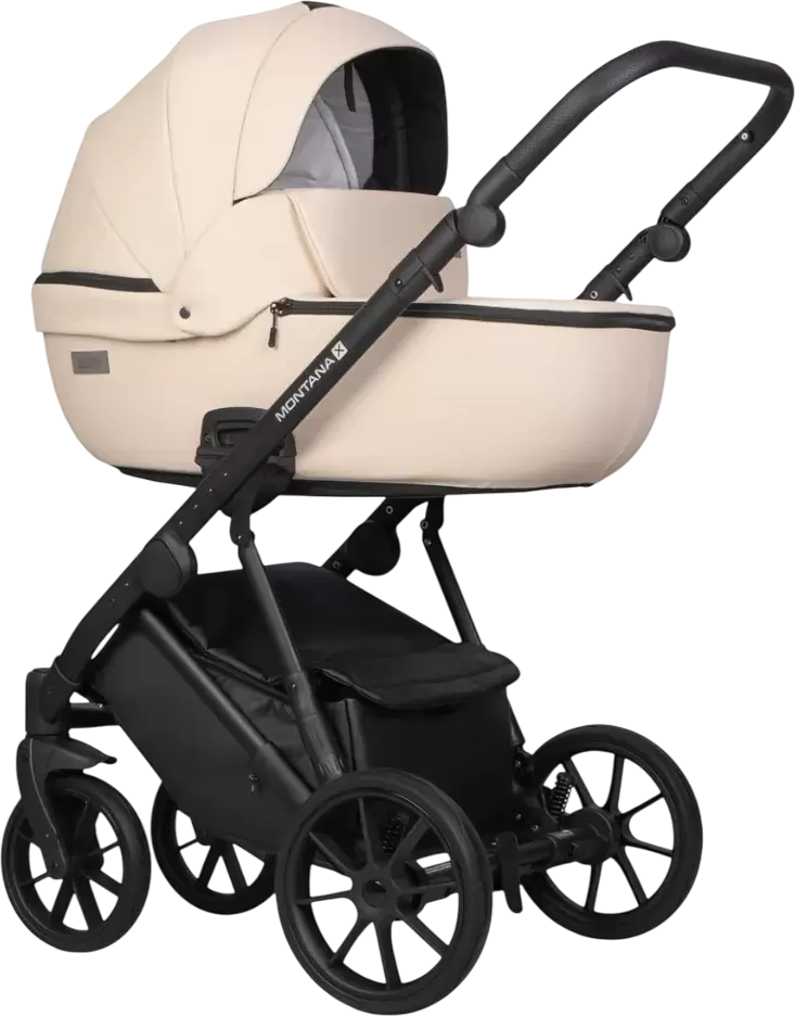 Детская универсальная коляска Riko Montana X Ecco 2 в 1 Basic 22 (бежевый) фото