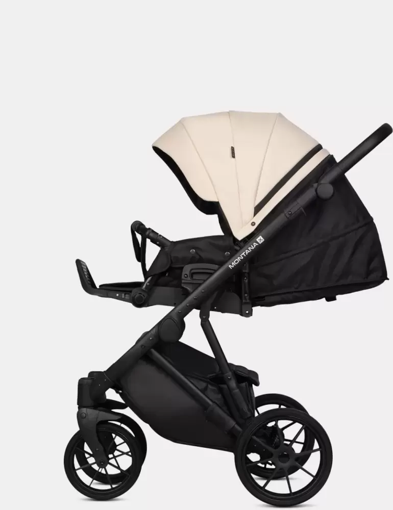 Детская универсальная коляска Riko Montana X Ecco 2 в 1 Basic 22 (бежевый) фото
