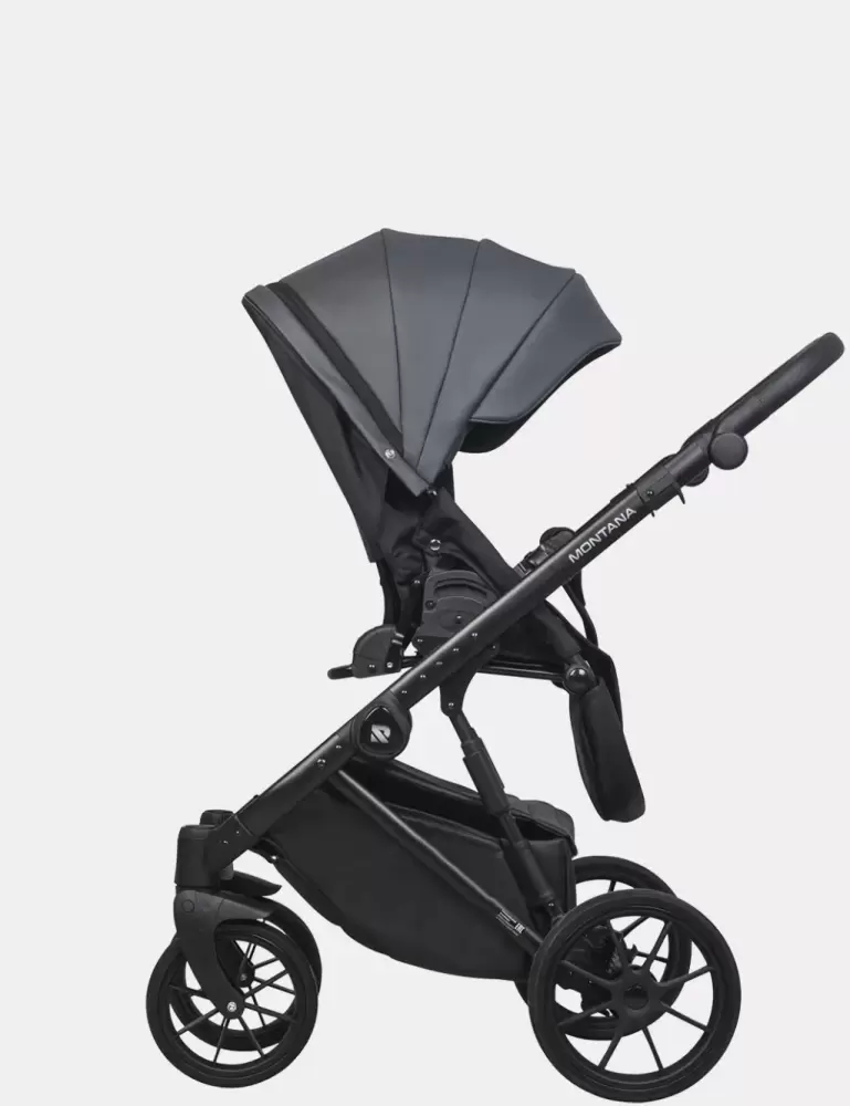Детская универсальная коляска Riko Montana X Ecco 2 в 1 Basic 24 (графит) фото