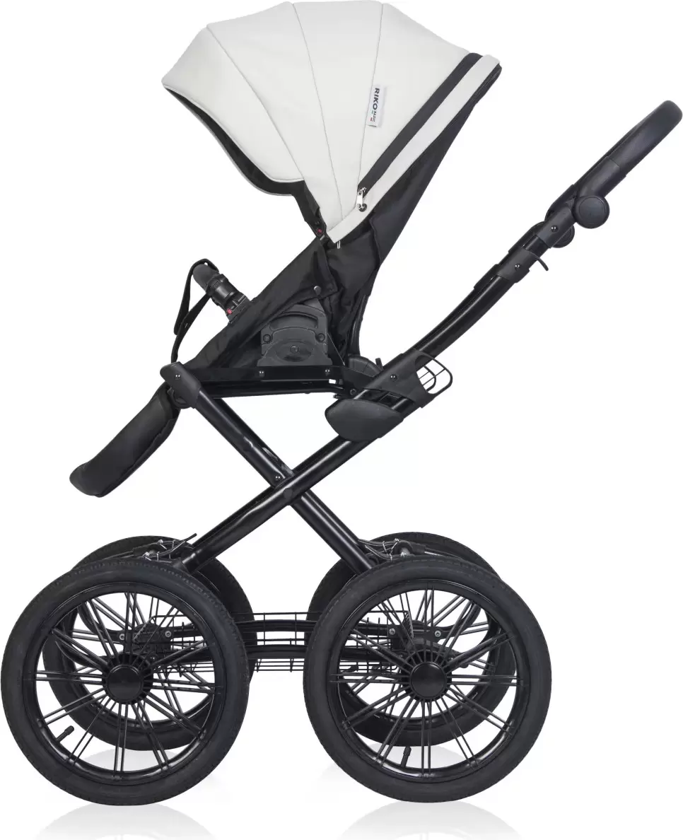 Детская универсальная коляска Riko Montana X Ecco Prestige 2 в 1 Basic 11 (белый) фото