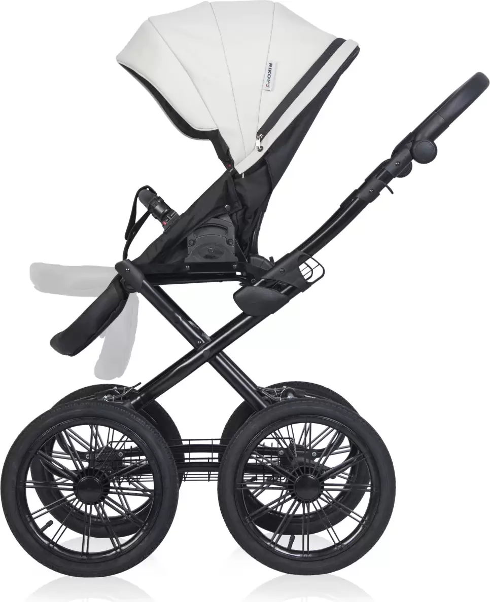 Детская универсальная коляска Riko Montana X Ecco Prestige 2 в 1 Basic 11 (белый) фото