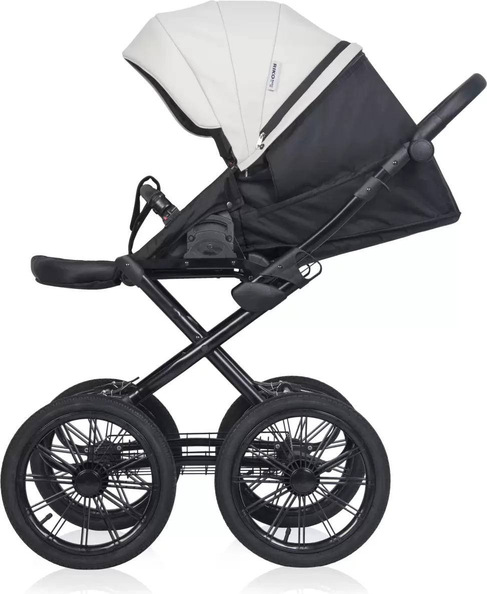 Детская универсальная коляска Riko Montana X Ecco Prestige 2 в 1 Basic 11 (белый) фото