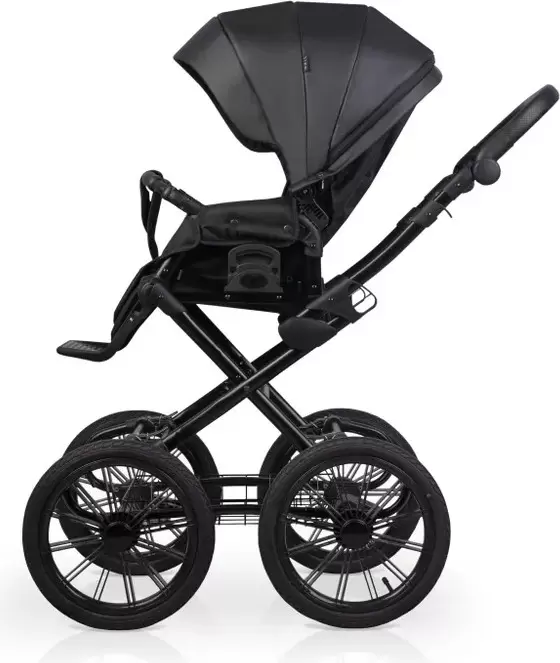 Детская универсальная коляска Riko Montana X Ecco Prestige 2 В 1 Basic 12 (черный) фото