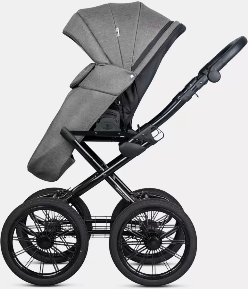 Детская универсальная коляска Riko Montana X Prestige 2 в 1 Basic 04 (графит) фото