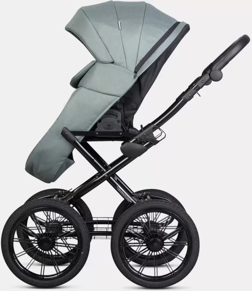 Детская универсальная коляска Riko Montana X Prestige Basic 2 в 1 (51, зеленый) фото