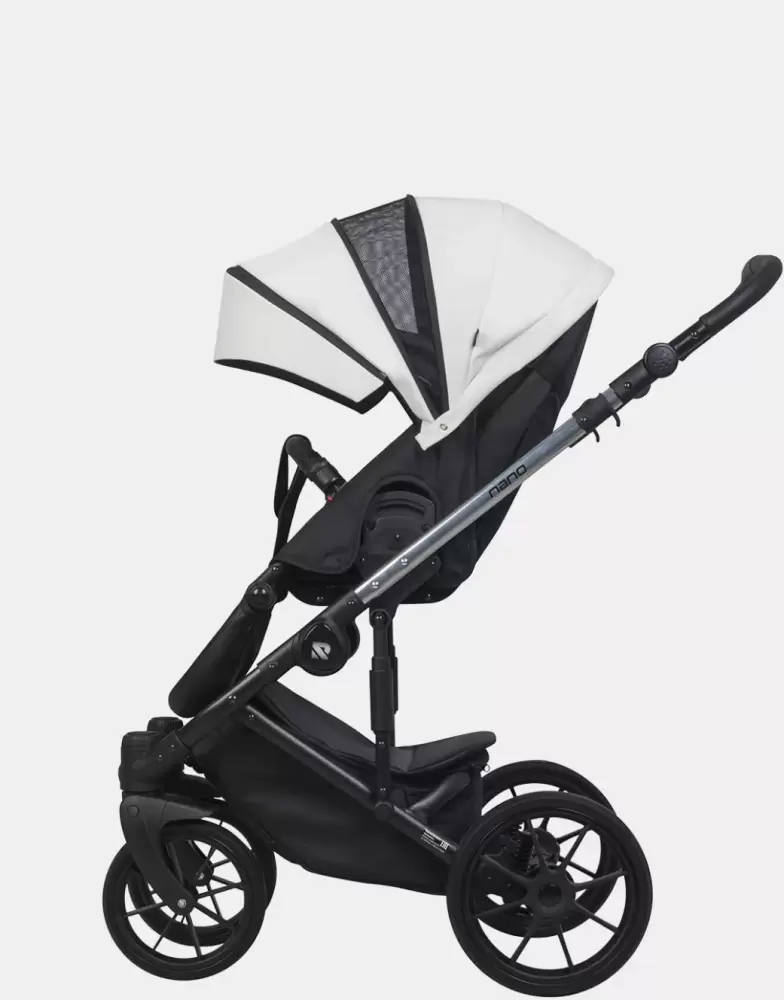 Детская универсальная коляска Riko Nano Thermo Ecco 2 в 1 (белый) фото