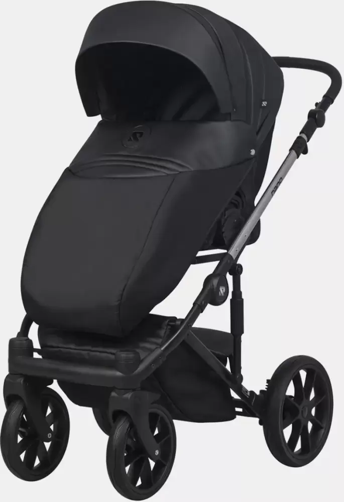 Детская универсальная коляска Riko Nano Thermo Ecco 2 в 1 (черный) фото