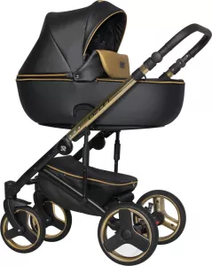 Универсальная коляска Riko Ozon Premium (2 в 1, 34 gold black) фото