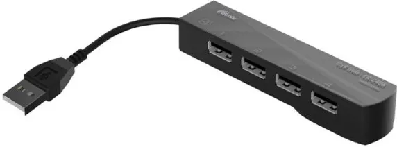 USB-хаб Ritmix CR-2406 (черный) фото