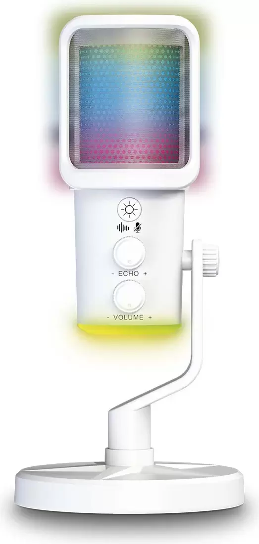 Проводной микрофон Ritmix RDM-178 USB Gaming (белый) фото