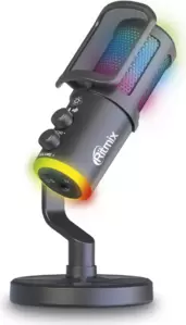 Проводной микрофон Ritmix RDM-178 USB Gaming (черный) фото