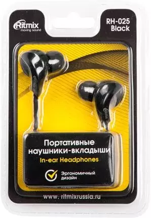 Наушники Ritmix RH-025 (черный) фото 2