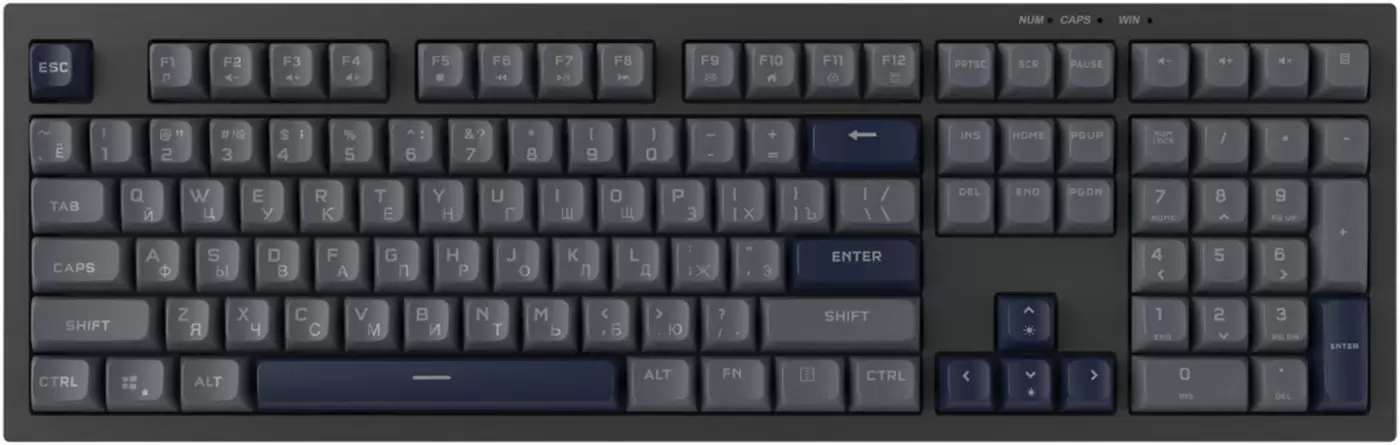 Ritmix RKB-508BL (черный/серый)