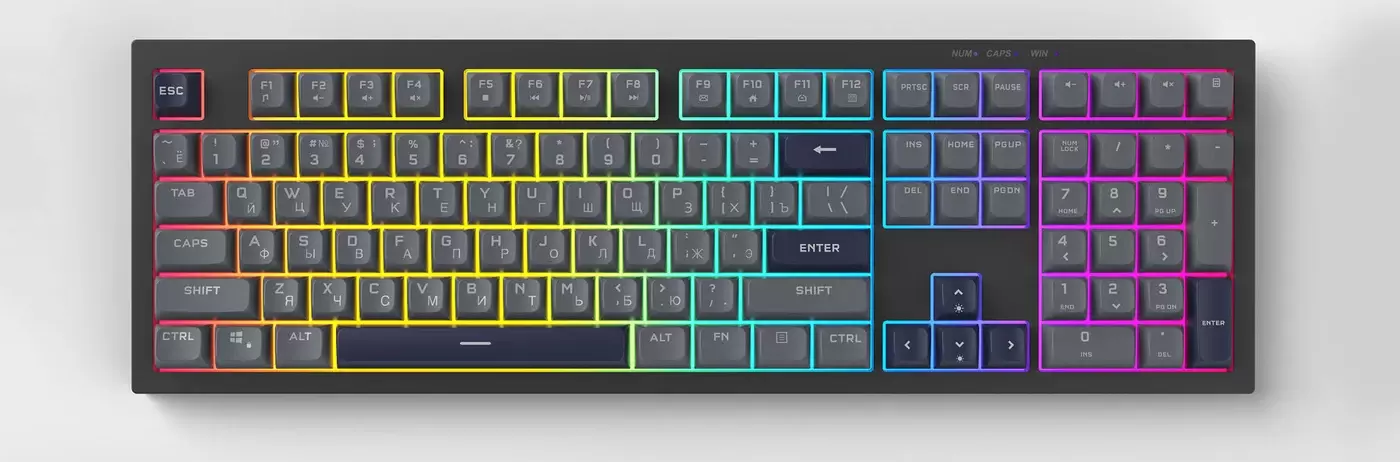 Клавиатура Ritmix RKB-508BL (черный/серый) фото 2