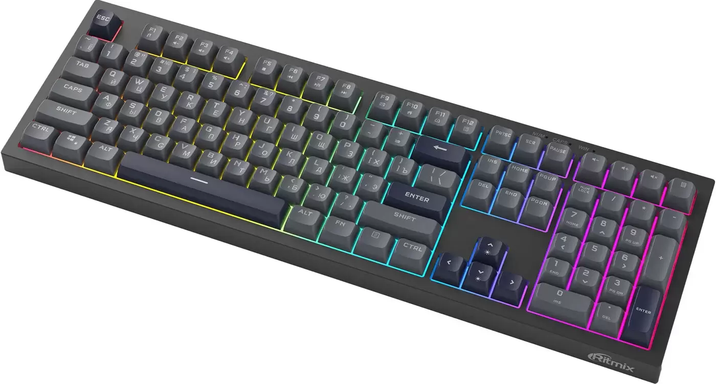 Клавиатура Ritmix RKB-508BL (черный/серый) фото 3