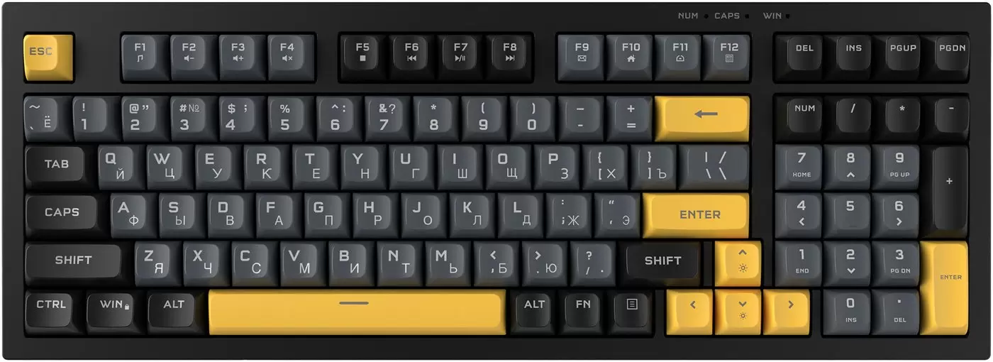 Ritmix RKB-598BL (черный/серый)