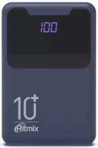 Портативное зарядное устройство Ritmix RPB-10005 Blue фото