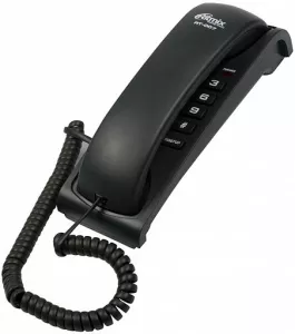 Проводной телефон Ritmix RT-007 (черный) фото