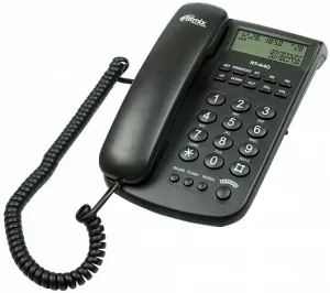 Проводной телефон Ritmix RT-440 (черный) фото