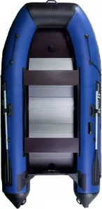 Надувная лодка RiverBoats RB-350 Классика Al сине-черный фото