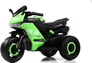 Детский электротрицикл RiverToys K002PX (зелёный) фото