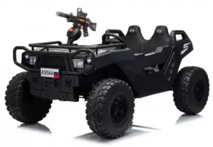 Детский электромобиль RiverToys A505AA-LUX (черный карбон) фото