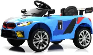 Детский электромобиль RiverToys BMW F444FF (синий) фото