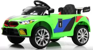 Детский электромобиль RiverToys BMW F444FF (зеленый) фото