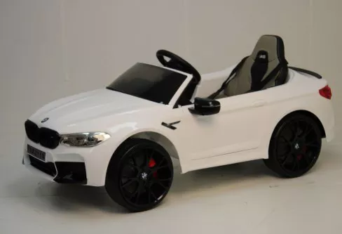 Детский электромобиль RiverToys BMW M5 A555MP (серый) фото