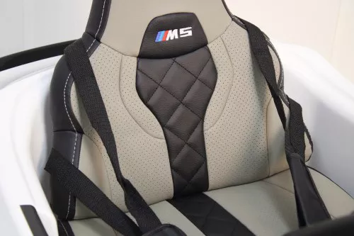 Детский электромобиль RiverToys BMW M5 A555MP (серый) фото