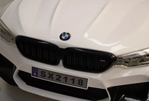 Детский электромобиль RiverToys BMW M5 A555MP (серый) фото