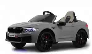 Детский электромобиль RiverToys BMW M5 A555MP (серый)