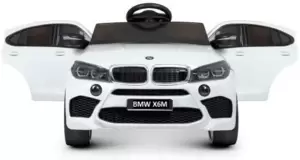Детский электромобиль RiverToys BMW X6M Lux X011XX (белый) фото
