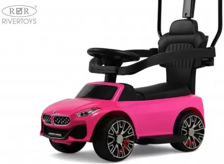 Детский толокар RiverToys BMW Z005ZZ-BP (розовый) фото 3