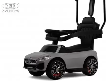 Детский толокар RiverToys BMW Z005ZZ-BP (серый) фото 3