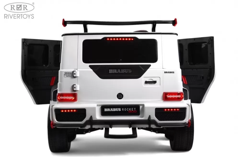 Детский электромобиль RiverToys Brabus Z888ZZ (белый) фото