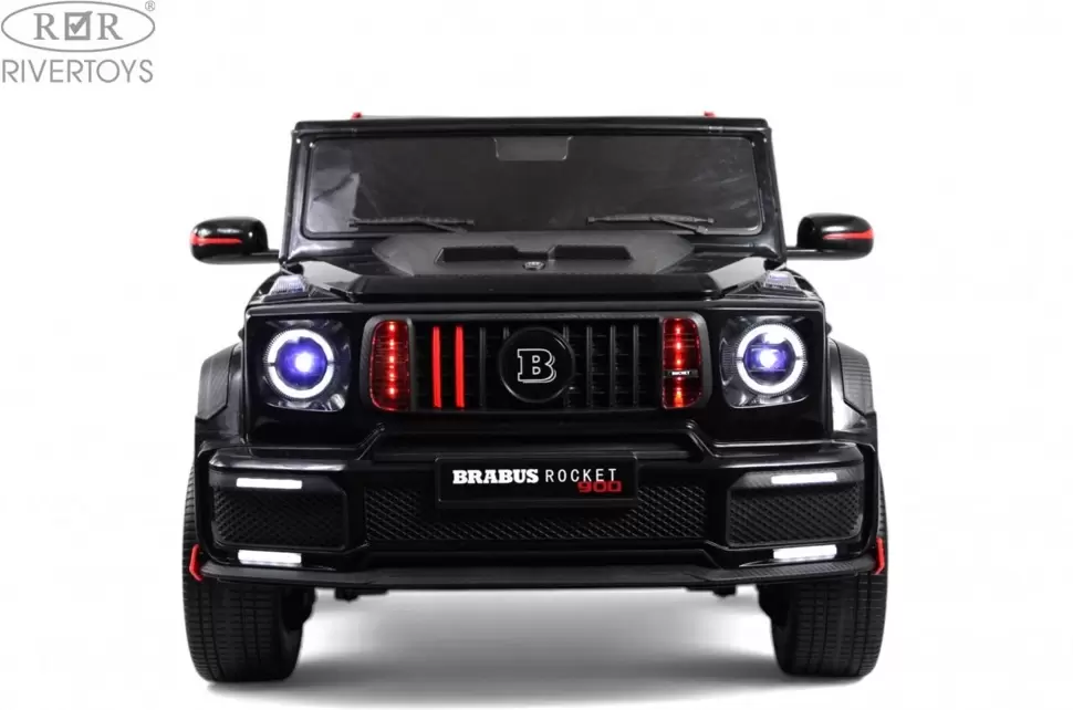 Детский электромобиль RiverToys Brabus Z888ZZ (черный) фото