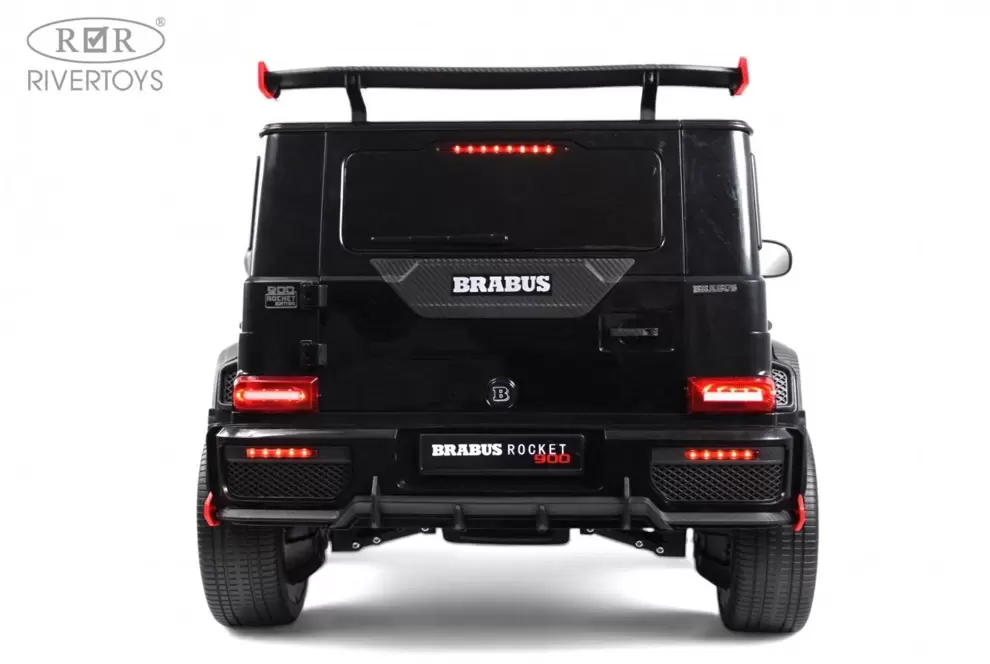Детский электромобиль RiverToys Brabus Z888ZZ (черный) фото