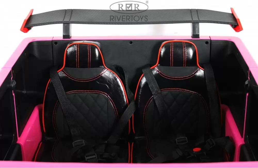 Детский электромобиль RiverToys Brabus Z888ZZ (розовый) фото