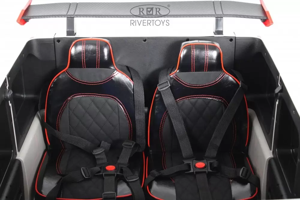 Детский электромобиль RiverToys Brabus Z888ZZ (серый) фото