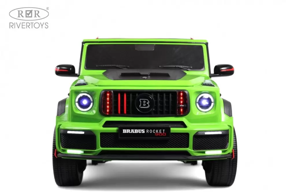 Детский электромобиль RiverToys Brabus Z888ZZ (зеленый) фото