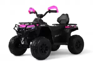 Детский электроквадроцикл RiverToys E009EE (розовый) фото