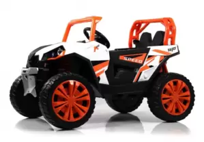 Детский электромобиль RiverToys F888FF (оранжевый) фото