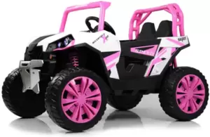 Детский электромобиль RiverToys F888FF (розовый) фото
