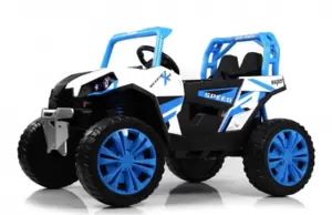 Детский электромобиль RiverToys F888FF 4WD (синий)