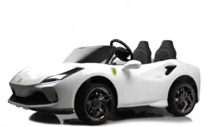 Детский электромобиль RiverToys Ferrari F111FF (белый) icon