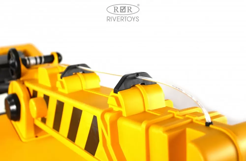Детский электромобиль RiverToys G002GG Кран (желтый) фото